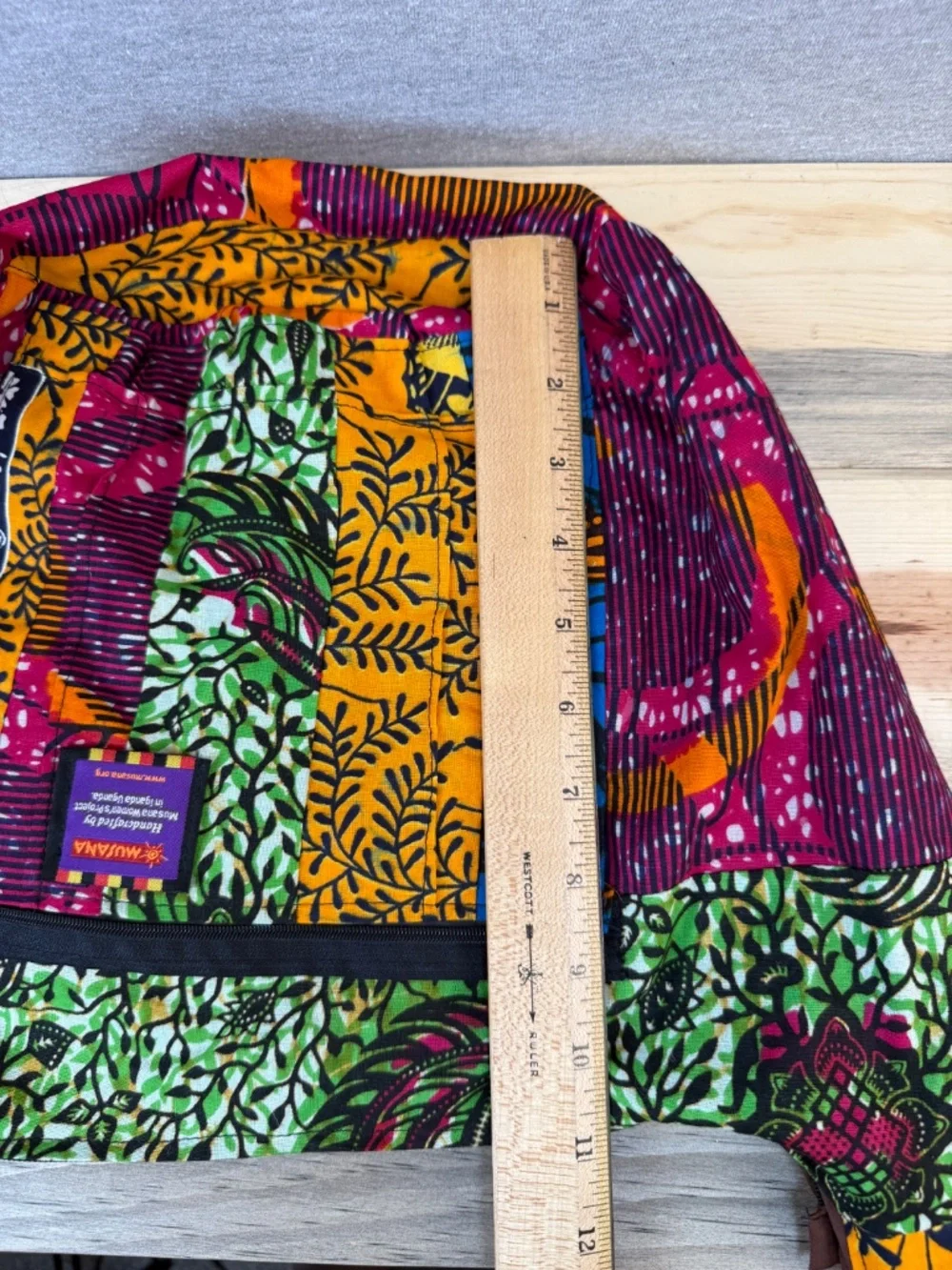 NEW Musana Women's Project Multi Colored Multi Patterned Cotton Hobo Bag Uganda